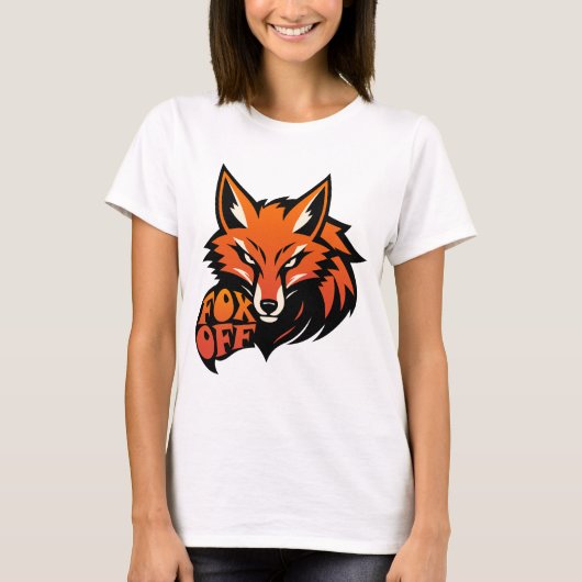 激しいキツネオフ・エネルギー Tシャツ (正面)