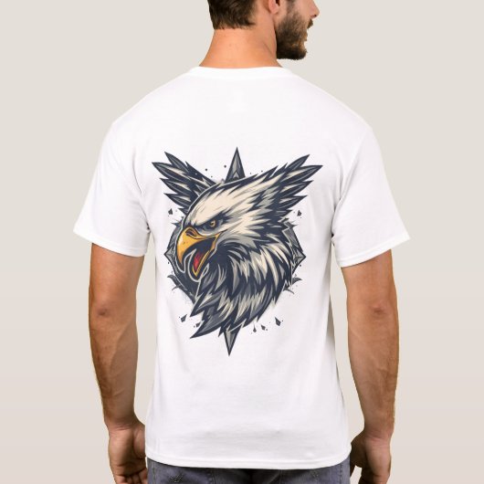 激しいクリスタルイーグルTシャツ Tシャツ (裏面)