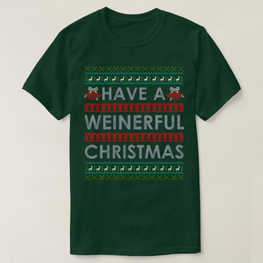 激しいクリスマスを過ごす Tシャツ (デザイン正面)