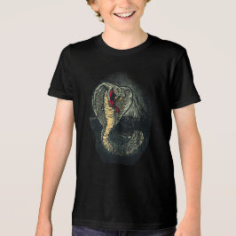 激しいコブラ 蛇 ダークジャングル タトゥーアート トライブレンドＴシャツ