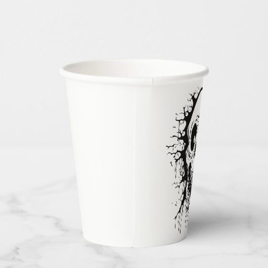 激しいスカル杯 紙コップ (右)