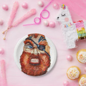 激しいスカンジナビアバイキング ペーパープレート (パーティー)