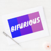 激しいステッカー 長方形シール (封筒)