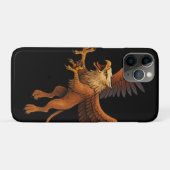 激しいダイビング ゴールデングリフィン 神話 ファンタジーアート Case-Mate iPhoneケース (裏面(横))