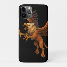 激しいダイビング ゴールデングリフィン 神話 ファンタジーアート iPhone 11 PROケース