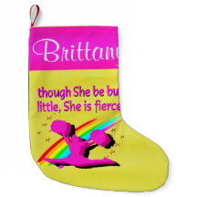 激しいチアリーダーパーソナライズされたクリスマスストッキング