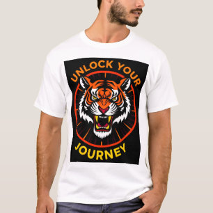 激しいトラのモチベーションデザイン - 強さ パワー Tシャツ