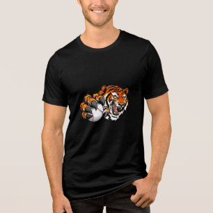 激しいトラの野球Tシャツ トライブレンドTシャツ