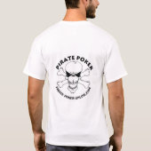 激しいトランプのポーカー Tシャツ (裏面)