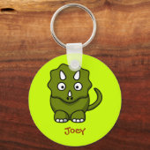 激しいトリケラトプス キーホルダー (正面)