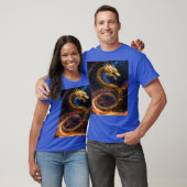 激しいドラゴンのタトゥーデザイン：強さの象徴、 Tシャツ (ユニセックス)