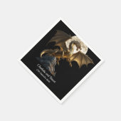 激しいドラゴン育成 スタンダードカクテルナプキン (角)