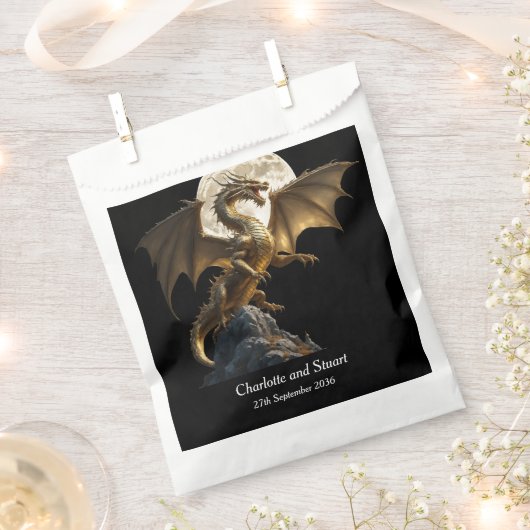 激しいドラゴン育成 フェイバーバッグ (クリップ留めされた状態)