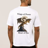 激しいドラゴン育成 Tシャツ (裏面)