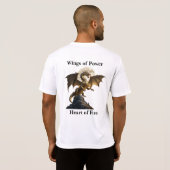 激しいドラゴン育成 Tシャツ (裏面フル)