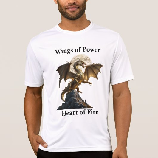激しいドラゴン育成 Tシャツ (正面)