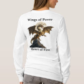 激しいドラゴン育成 Tシャツ (裏面)