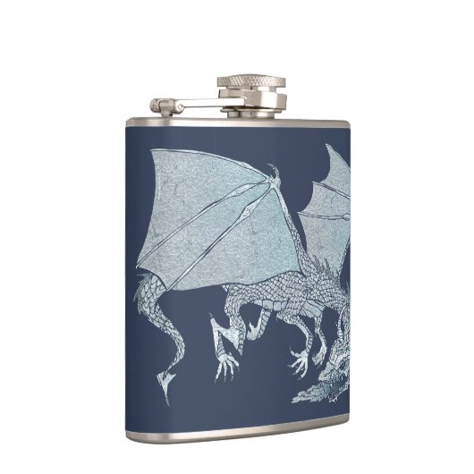 激しいドラゴン フラスク (右)