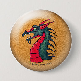 激しいドラゴン 缶バッジ