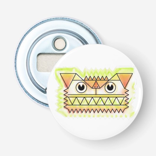 激しいド怒グボタン型栓抜き 栓抜き (正面)