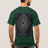 激しいネオ・サピエン量子物理学ロゴTシャツ Tシャツ (裏面)