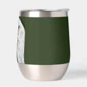 激しいハゲの鷲の愛国心のない頭 (左面)