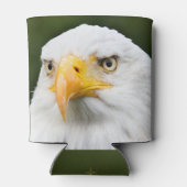 激しいハゲの鷲の頭愛国的クーラーボックス 缶クーラー (裏面)