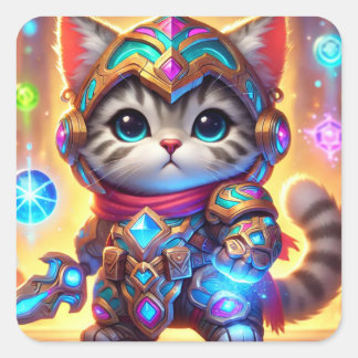 激しいヒゲ：メオウギクの歴代誌 スクエアシール