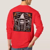 激しいファッション会社のロゴTシャツ Tシャツ (裏面)