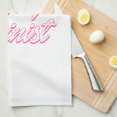 激しいフェミニスト人形 キッチンタオル (四つ折り)