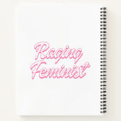 激しいフェミニスト人形 ノートブック (裏面)