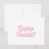 激しいフェミニスト人形 ポストカード (正面/裏面)