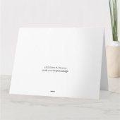 激しいママのライオンの母の日大きいカード カード (裏面)