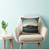 激しいミニマリストMontaビーチ海波形ロゴ –  クッション (椅子)
