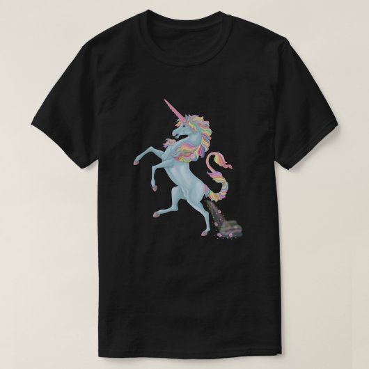 激しいユニコーン Tシャツ (デザイン正面)