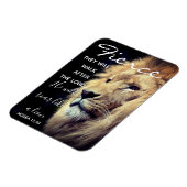 激しいライオン |聖なる書物、 経典磁石 マグネット (左側)