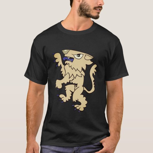 激しいライオン Tシャツ (正面)