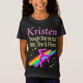 激しい体操パーソナライズされた選手用タンクトップ Tシャツ (正面)