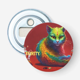 「激しい優雅さ：赤いドラゴンキャットマウスラウンド 栓抜き