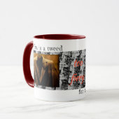 激しい天才ツイードのマグ マグカップ (正面左)