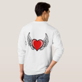 激しい威厳 Tシャツ (裏面フル)