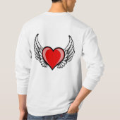 激しい威厳 Tシャツ (裏面)