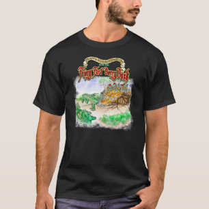 激しい屁の果実の人のTシャツ(暗い色) Tシャツ