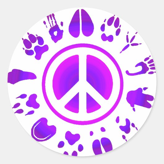 激しい平和2 ラウンドシール (正面)