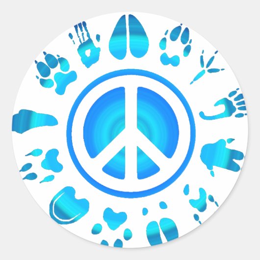 激しい平和4 ラウンドシール (正面)