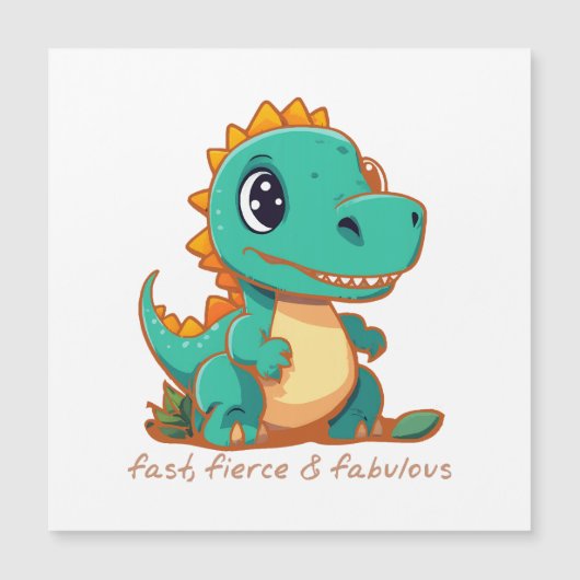 激しい恐竜 (正面)