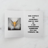 激しい悪いカード サンキューカード (内部)