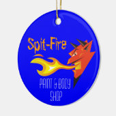 激しい悪魔のHead_Paint及び修理工場 セラミックオーナメント (左)