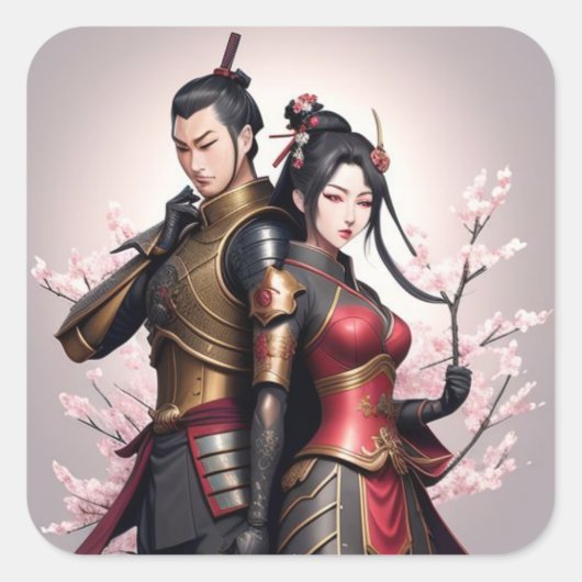 激しい愛、柔らかいエッジ。 スクエアシール (正面)