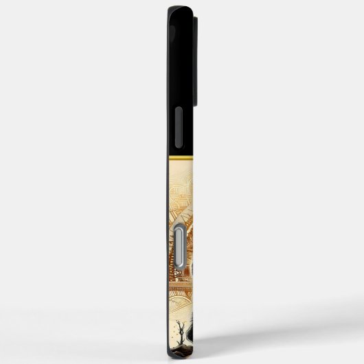 激しい戦士の女王が自然の力を支配する Case-Mate iPhoneケース (裏面 / 右)